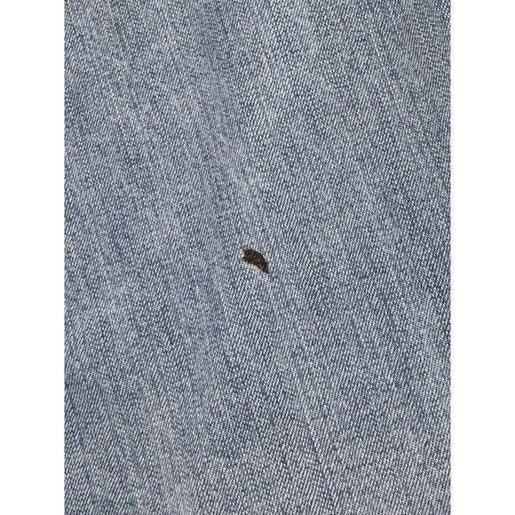 Vintage Z Cavaricci Jeans Embroidered Embellished Flowers light wash Sz 14 - Picture 8 of 8